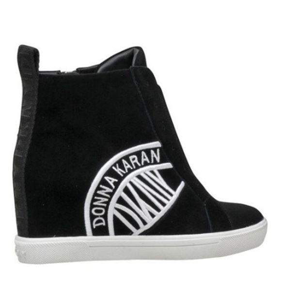 dkny shoes wedge sneakers